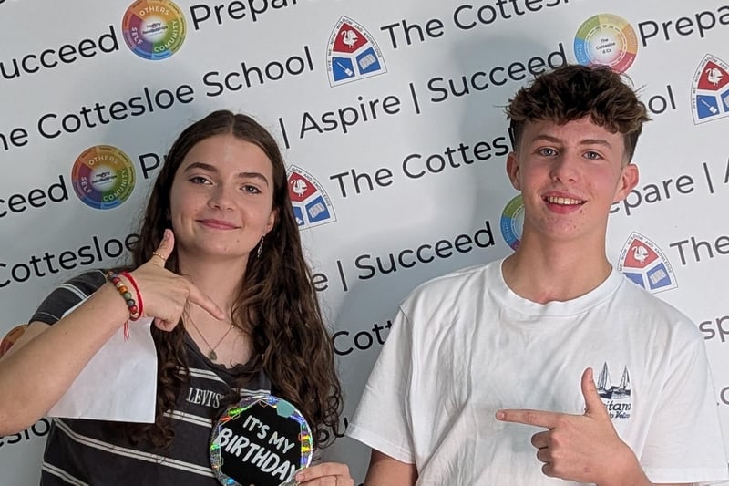 Twins Erin and Connor celebrate their 16th birthday and their results today