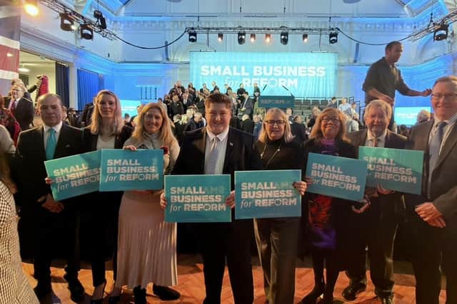 Reform UK members in Buckinghamshire, including the local leader Cameron Anderson