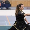 Ashleigh in action