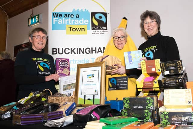 Members of the Fairtrade Steering Group at the Buckingham Food Fair