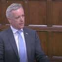 Rob Butler speaking in Westminster Hall, photo from Parliament TV