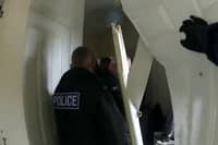 A man was arrested for drugs offences after police executed a warrant at Buckingham Park in Aylesbury on Monday morning