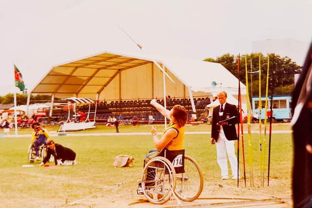 Javelin at the 1984 Paralympic Games © NPHT