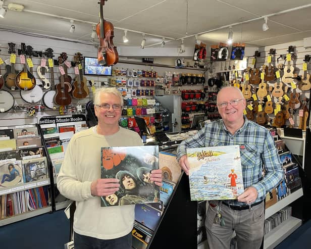 Danny and Tony from Aylesbury Music Shop