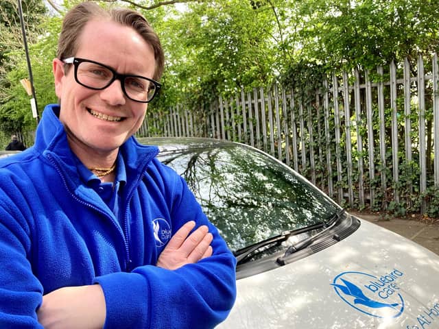 Nathan Hartley is leading the dementia awareness campaign for Bluebird Care across Aylesbury Vale