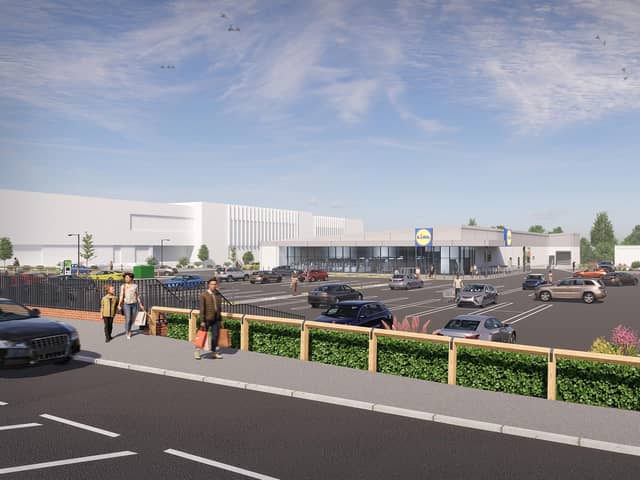 An artist's impression of what the store might look like