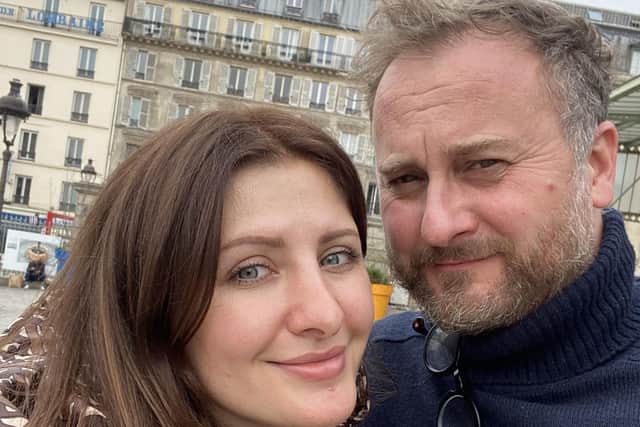 Simon McCarthy and Iryna Khomenko