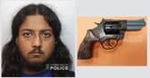 the blank-firing revolver was found at Ahnaf Mohi's Aylesbury home