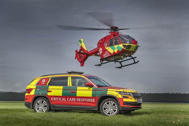 The charity also has five critical care response cars