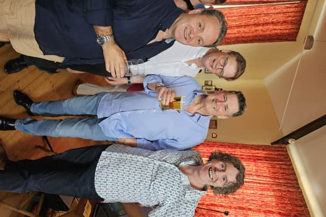 Tony Hadley with founding members of the campaign group