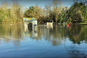 Buckingham skate park underwater in 2020