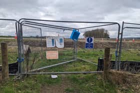 The closed off Aylesbury pathway, from @alan_cooper1