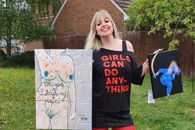 Artist and creator of Unapologetic Kat Shaw
