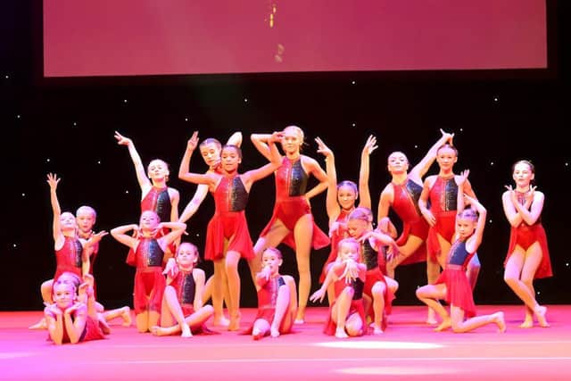 Tamworth Gymnastics Club performing at GymFusion, Aylesbury