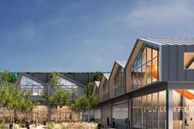 An artist's impression of the potential new film studios