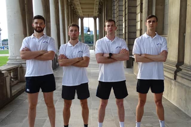 Team Endeavoar: Olly Collins, Henry Putt, Will Hole and Louis Cruysmans