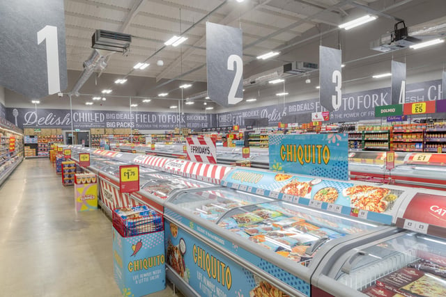 A look at the frozen aisles and store layout