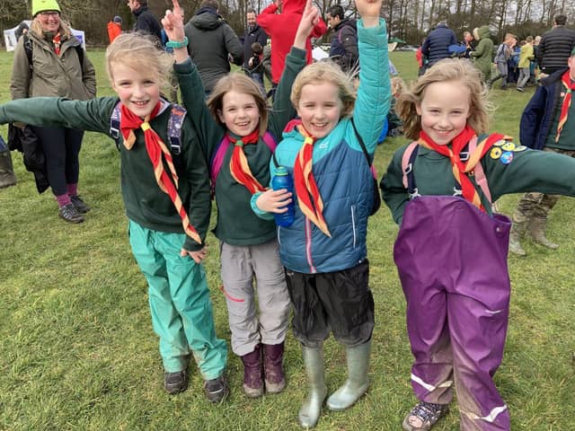 After completing our orienteering event