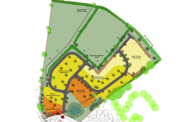 the masterplan of how the neighbourhood could look