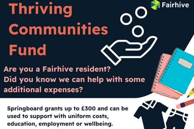 All Fairhive residents are eligible to apply for grants