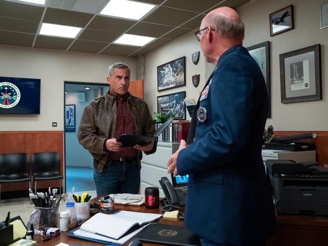 Steve Carell plays the role of Mark R. Naird as Space Force returns for a second season of the workplace comedy-drama series.