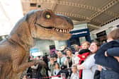Friars Square Shopping Centre Easter School Holiday dinosaur event, photo by Derek Pelling