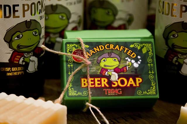Tring Brewery have collaborated with local soap-maker Nicky Gordon