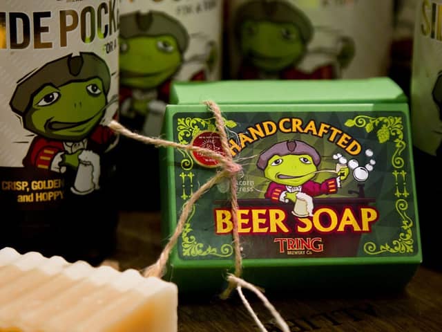 Tring Brewery have collaborated with local soap-maker Nicky Gordon
