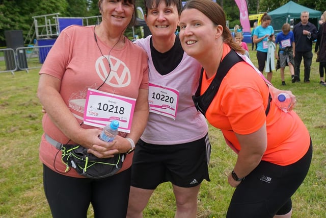 This trio raised £500 for Cancer Research