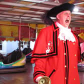Buckingham's Town Crier at the opening of the Charter Fair