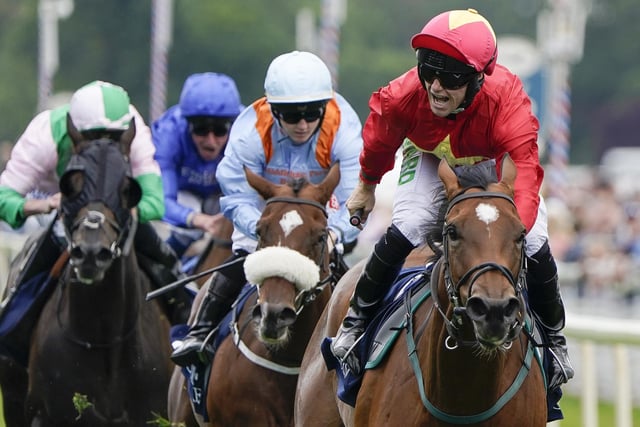 Under-rated northern jockey Jason Hart celebrates victory aboard Highfield Princess in the Group One Nunthorpe Stakes at York's Ebor meeting last season, one of five victories racked up by the amazing sprinting mare. Under the tutelage of shrewd trainer John Quinn, the 6yo has improved dramatically since 2020 when she was running off a lowly handicap mark of just 57. Now she is rated 119 and is fancied to land another major sprint, the King's Stand Stakes, on Tuesday.