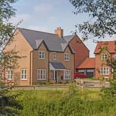 An artist’s impression of one of the new homes