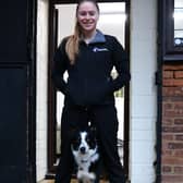 Beth and her other dog Cacao