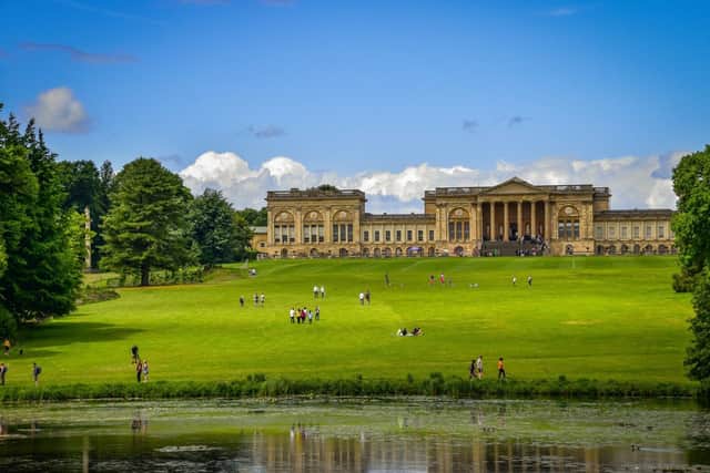 The South Front in summer at Stowe House