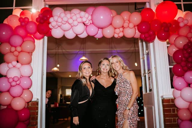 Kate Miles (centre) with fellow organisers, Vicki Doran (left) and Philippa Honosutomo (right)