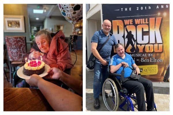Left: Margaret Caremark Chiltern & Three Rivers, Right: Rob Driscoll with Giles Caremark Wandsworth