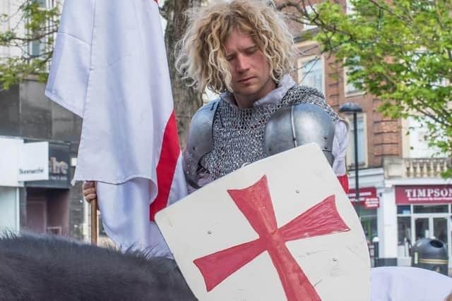 A previous St George's Day event in Aylesbury, photo by Steve Cook