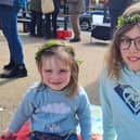 Girls with their willow crowns