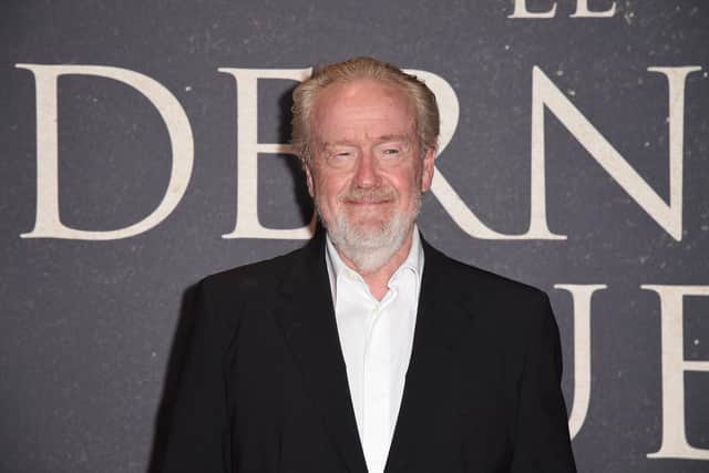 Ridley Scott a the French premiere of "The Last Duel" in Paris (Photo by Dominique Charriau/Getty Images For Disney)