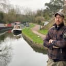 Robbie Cumming at the Bulbourne junction with the Wendover Canal