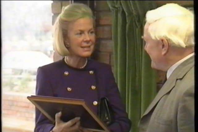 The Duchess of Kent in Aylesbury in 1989
