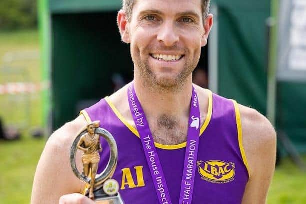 Buckingham Half Marathon 1st Male Gary Prysbet