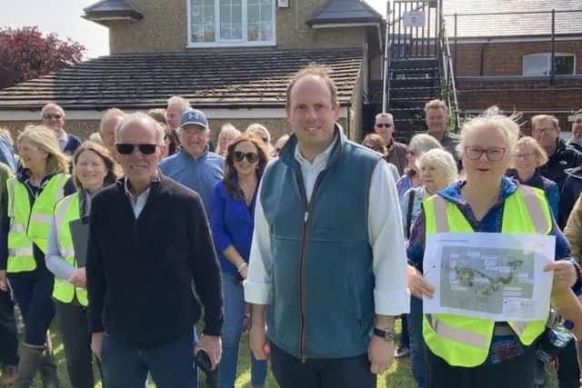 Greg Smith  on the community walk