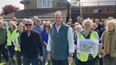 Greg Smith  on the community walk