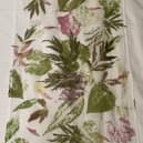 Make a leaf-print scarf to wear