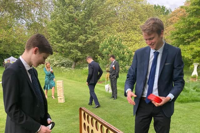 James and Rupert, Duke of Edinburgh gold medalists