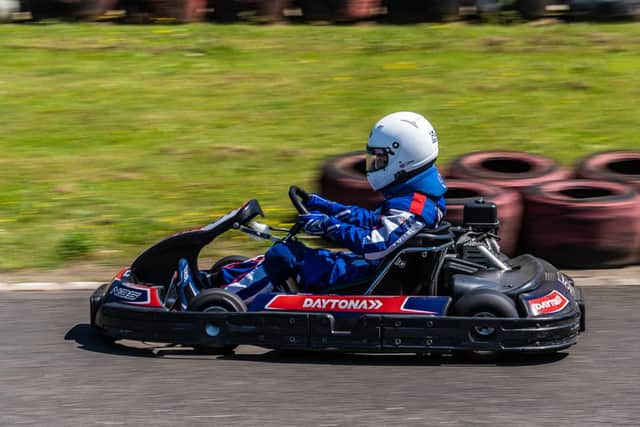 Kart racer Jenson Jowett in action  Picture by Darren Cook