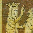 Back in Tring: Medieval tiles show the apocryphal story of Christ's childhood, resembling Dennis the Menace stories.