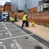 EV charging points being installed in Aylesbury