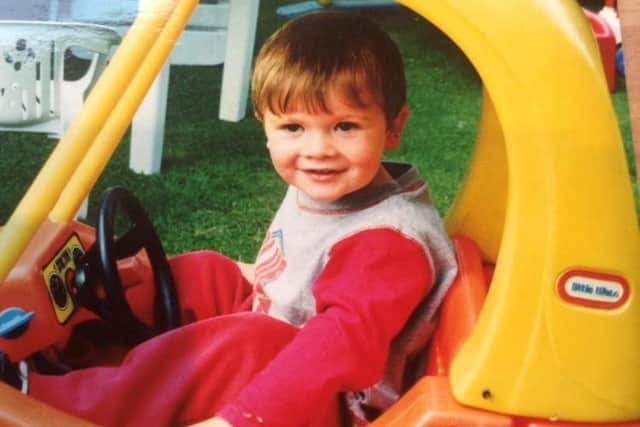 Gus's cousin Oscar died from a brain tumour at the age of seven